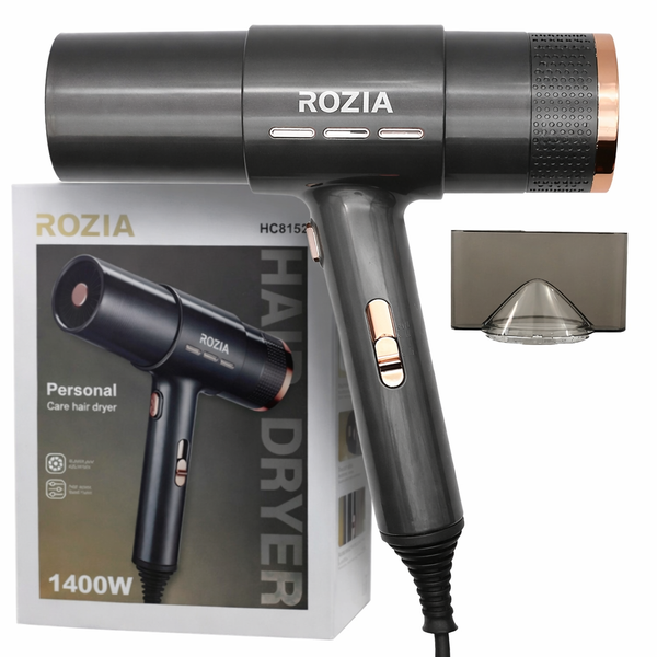 Дорожний фен з концентратором Rozia HC8152 / Фен для волосся / Компактний фен  HC8152 фото