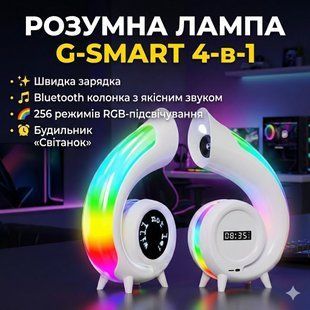 Багатофункціональна Bluetooth-колонка з LED-дисплеєм, будильником, годинником та RGB-підсвіткою Abyss G69 Pro Lyrics G69PR фото