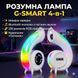 Багатофункціональна Bluetooth-колонка з LED-дисплеєм, будильником, годинником та RGB-підсвіткою Abyss G69 Pro Lyrics G69PR фото 1
